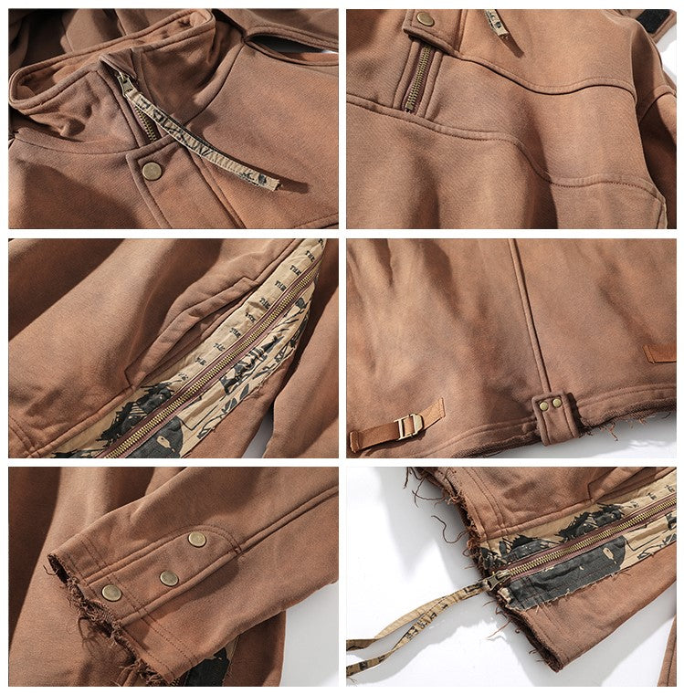 A SQUARE ROOT "Scavenger" Half Zip Jacket
