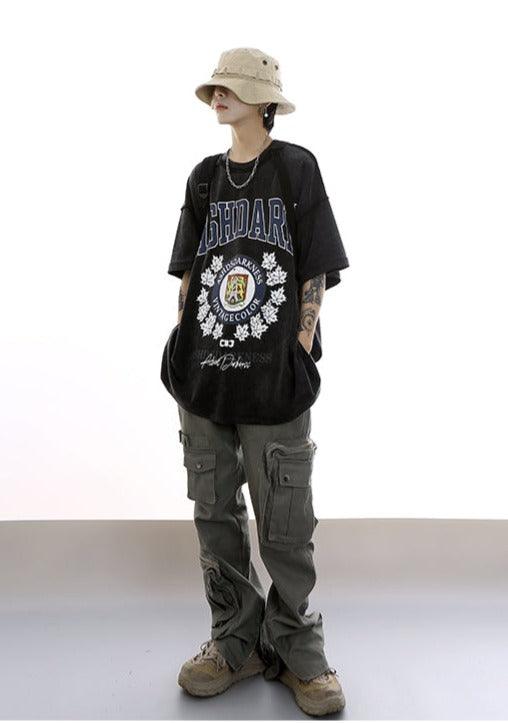 Ash Dark VNTG Collegiate Tee