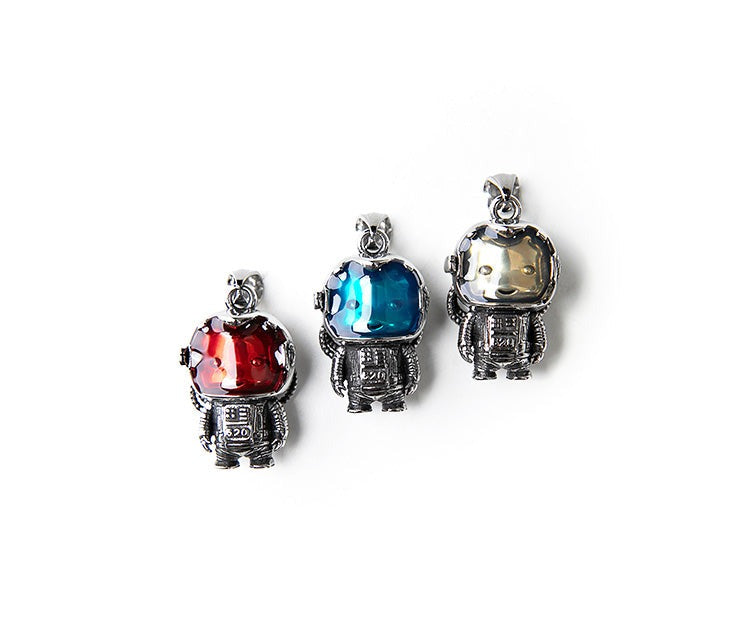 Astrobear Titanium Steel Pendant Necklace