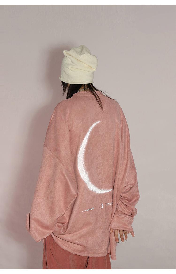 BJHG 3M Reflective Crescent Moon Sweatshirt