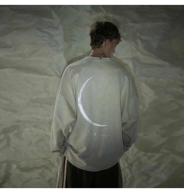 BJHG 3M Reflective Crescent Moon Sweatshirt