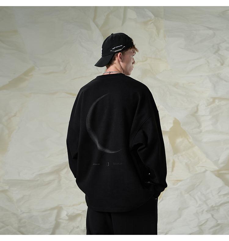 BJHG 3M Reflective Crescent Moon Sweatshirt