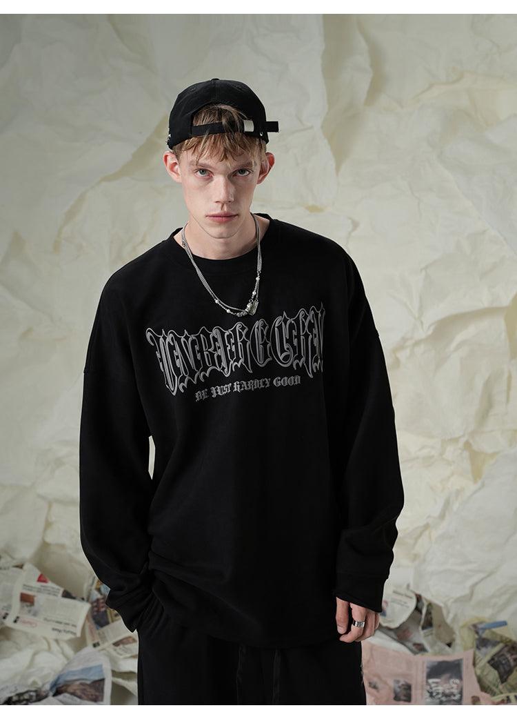 BJHG 3M Reflective Crescent Moon Sweatshirt