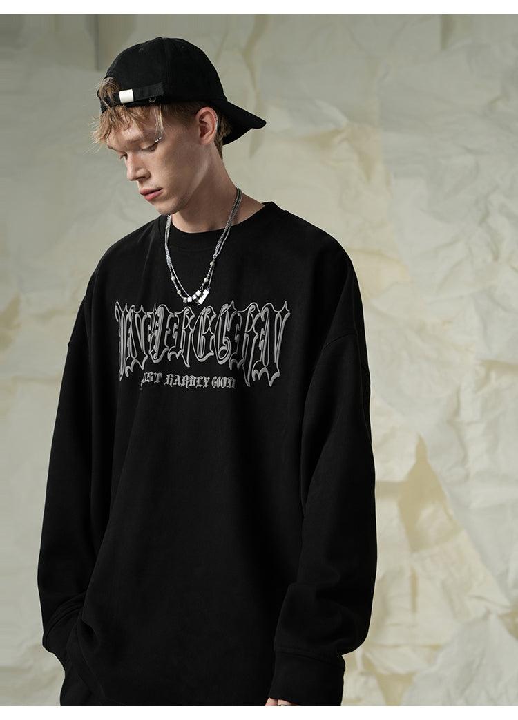 BJHG 3M Reflective Crescent Moon Sweatshirt