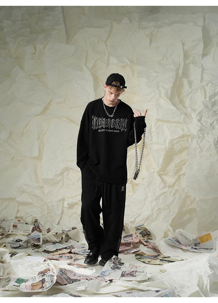 BJHG 3M Reflective Crescent Moon Sweatshirt