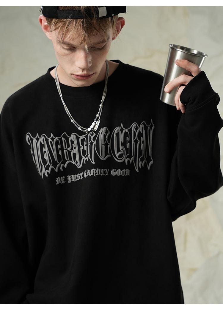 BJHG 3M Reflective Crescent Moon Sweatshirt