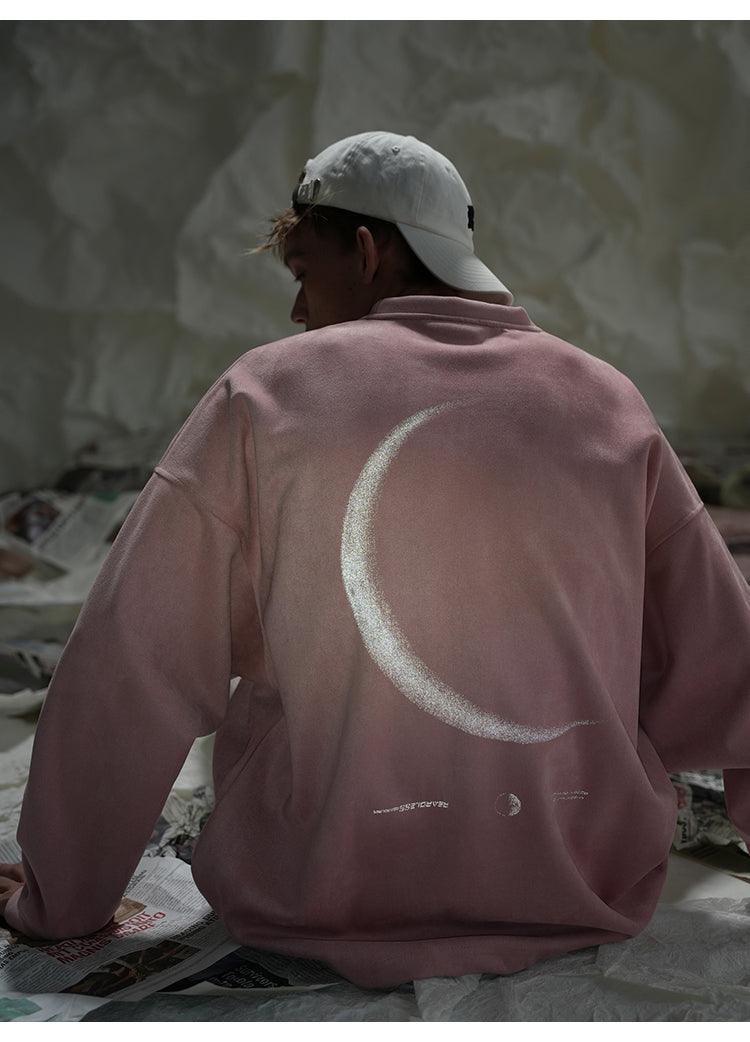 BJHG 3M Reflective Crescent Moon Sweatshirt
