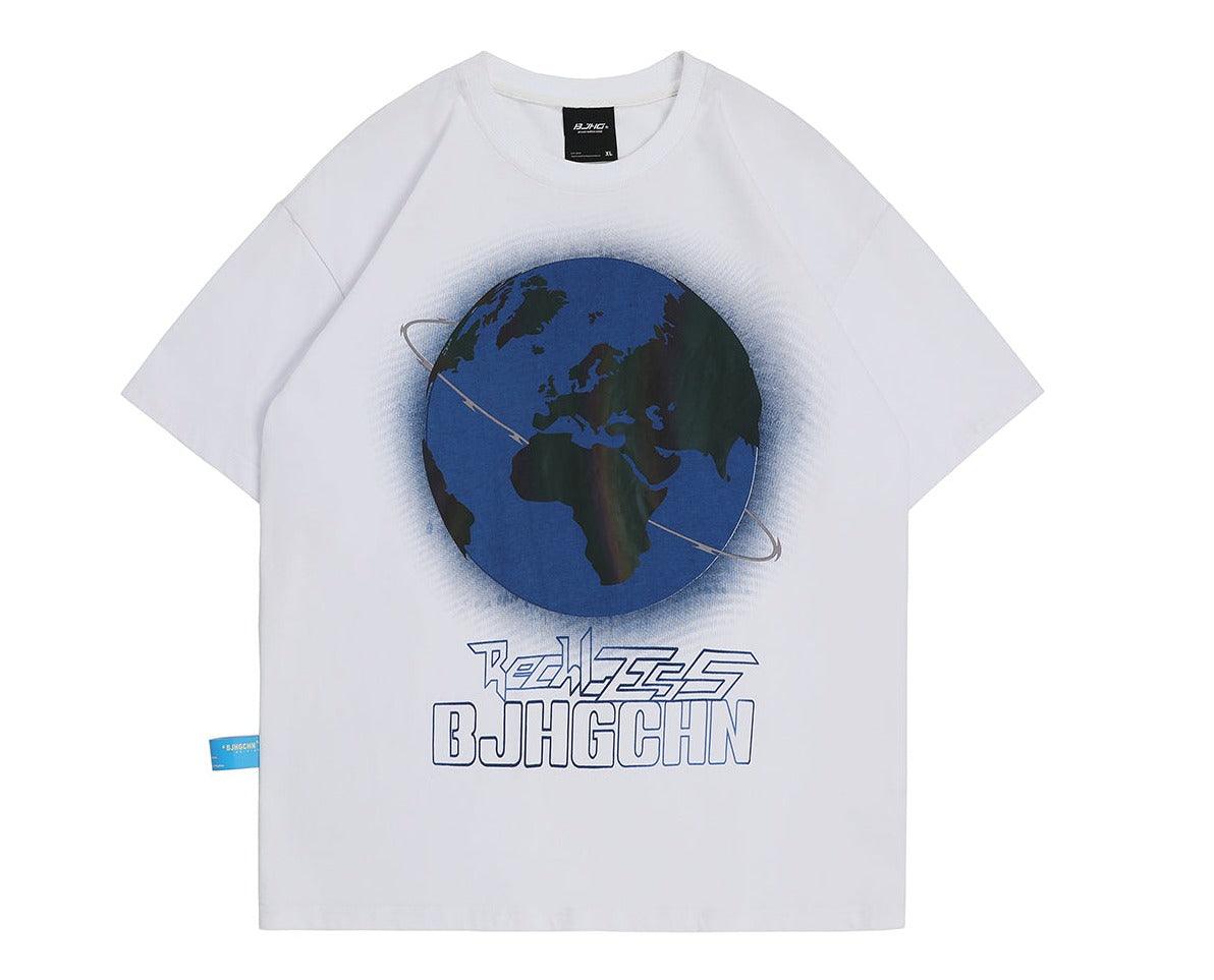 BJHG 3M Reflective Rainbow Earth Tee