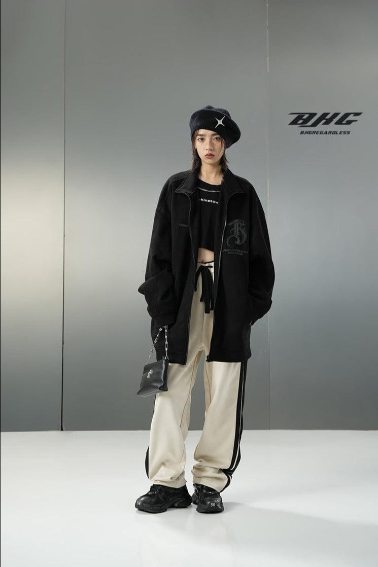 BJHG Velour Wideleg Lounge Pants