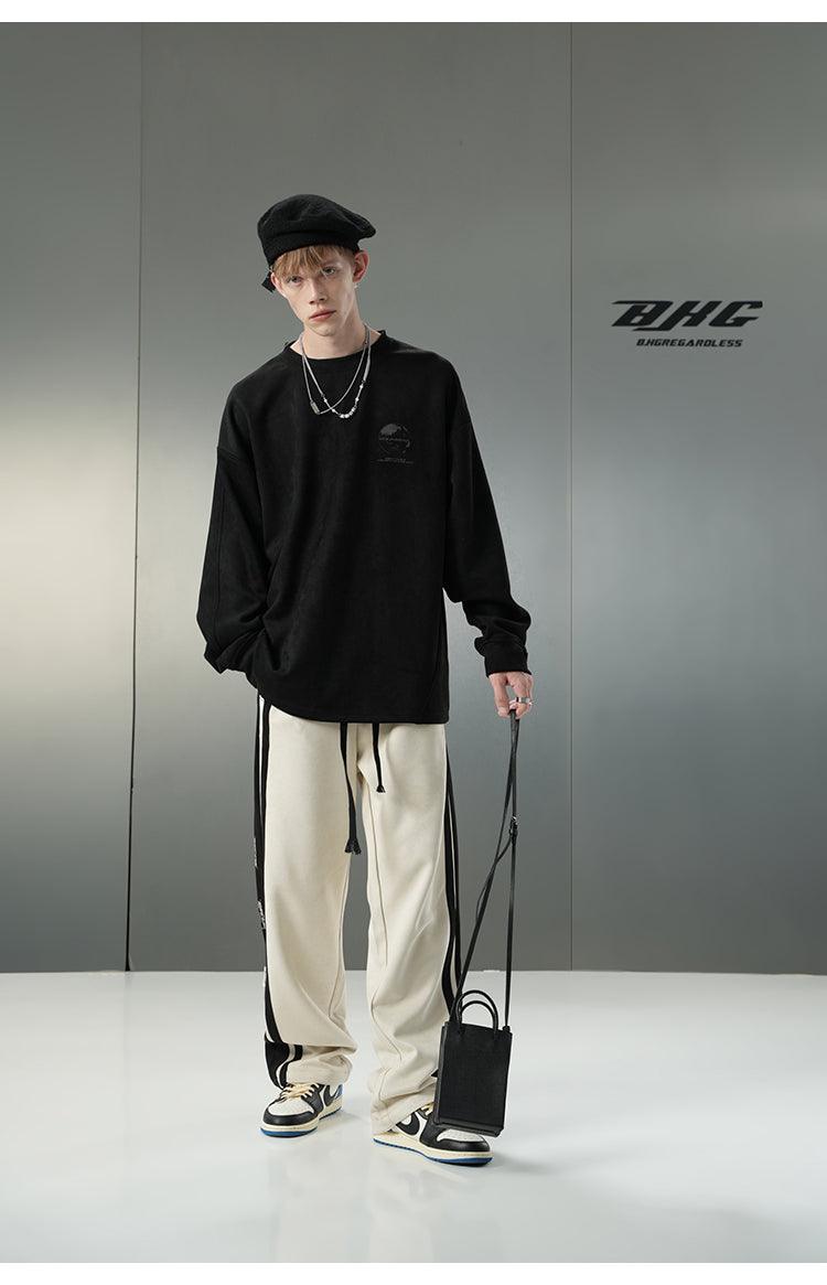 BJHG Velour Wideleg Lounge Pants