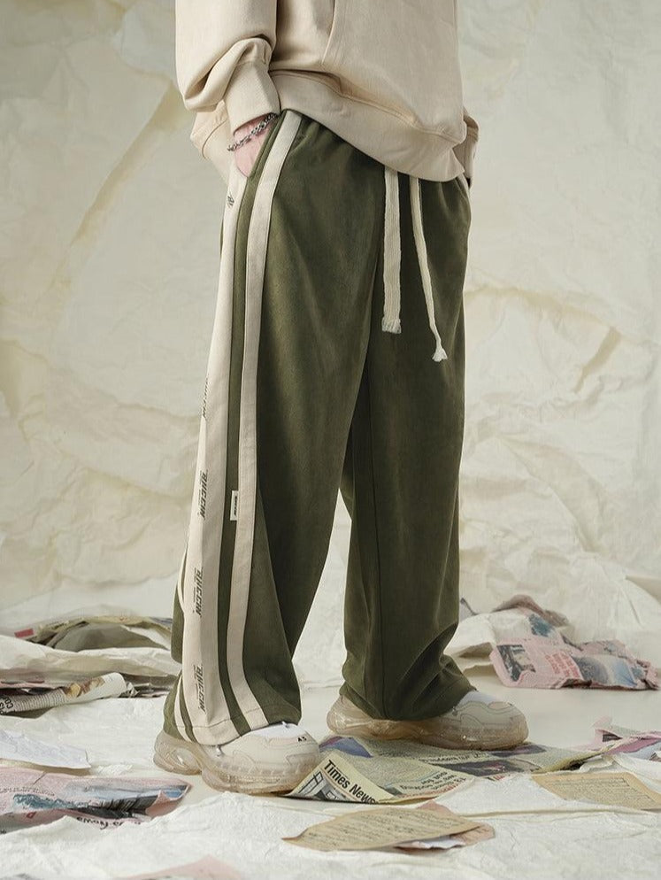 BJHG Velour Wideleg Lounge Pants