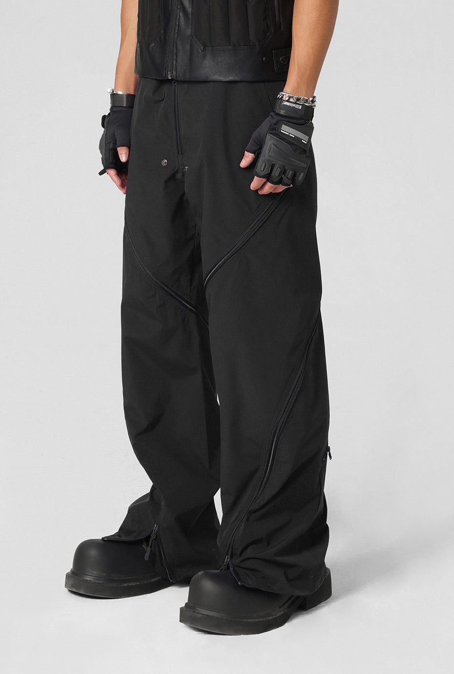 JHYQ Vertical Zip Cargo Pants