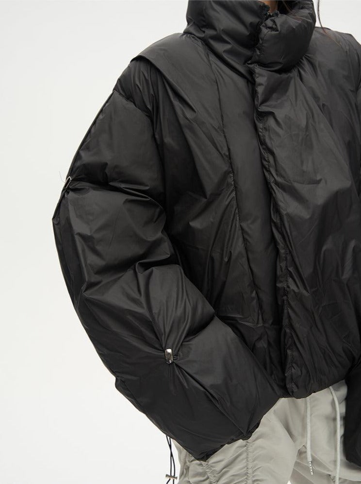 77F7GHT Overlapped Puffer Jacket