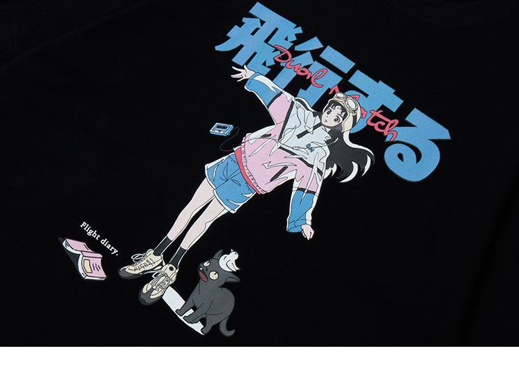 Anime Cat Girl Tee