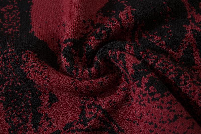 "Reaper" Ripped Knit Sweater