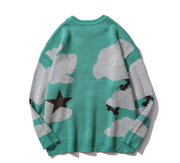 “Smile” Anime Knit Sweater