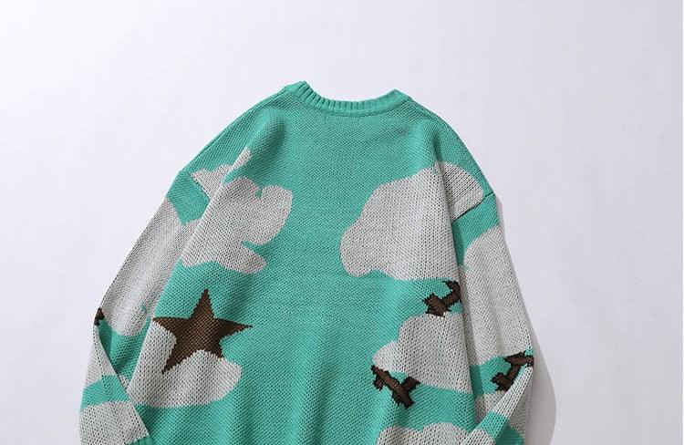 “Smile” Anime Knit Sweater