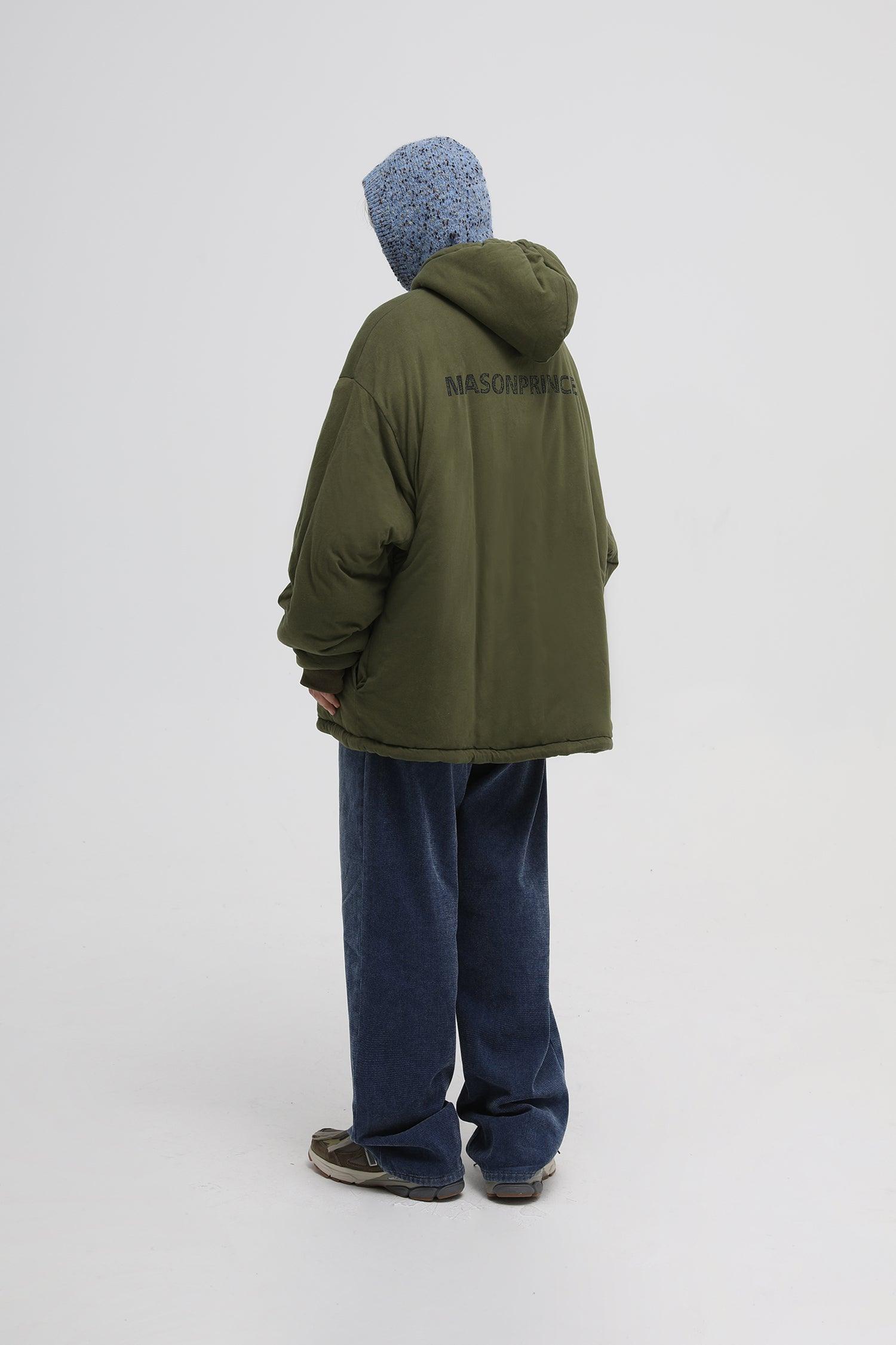 MASONPRINCE Hood Padded Zip Up Jacket
