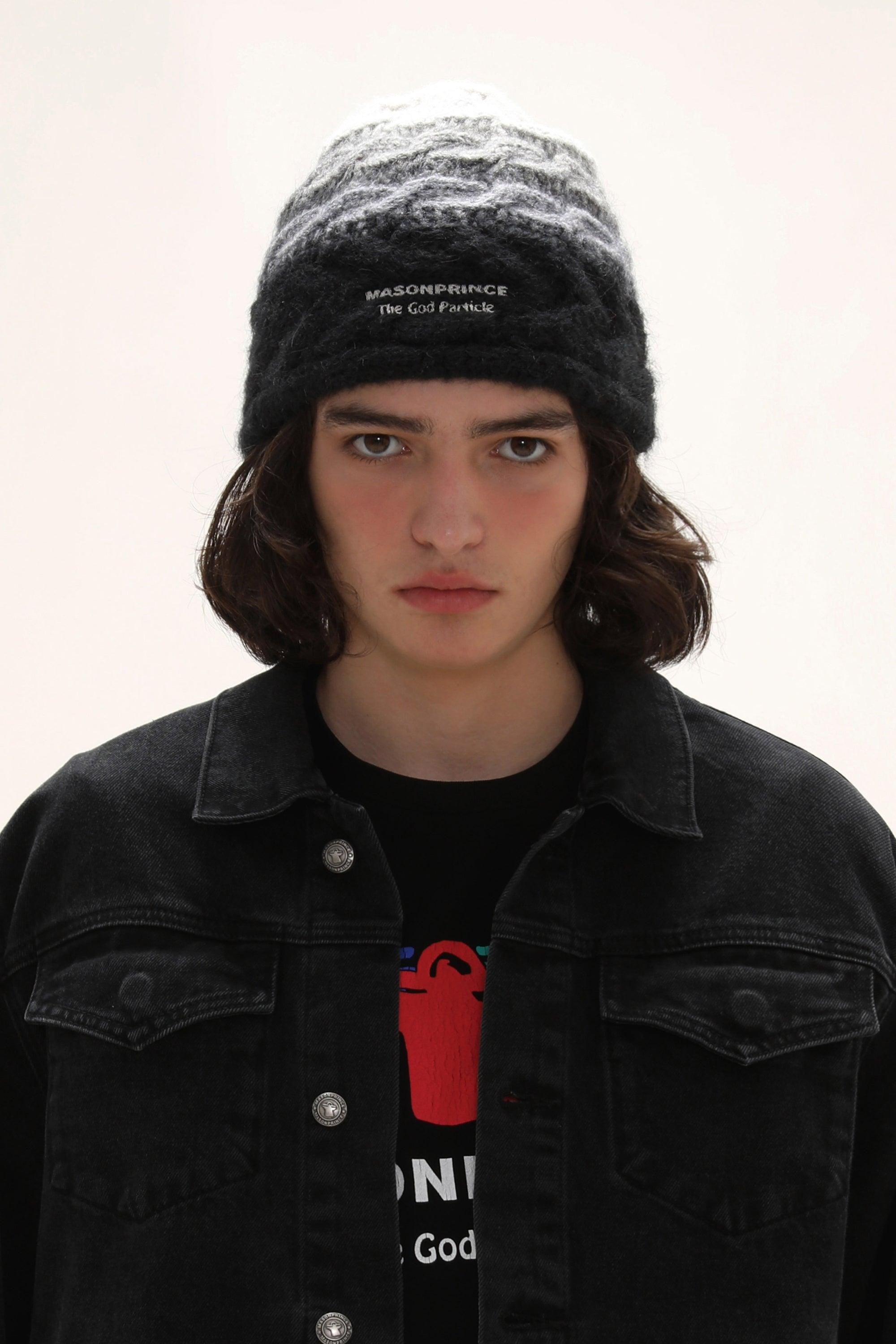 MASONPRINCE Multi Color Alpaca Hand-Knit Beanie