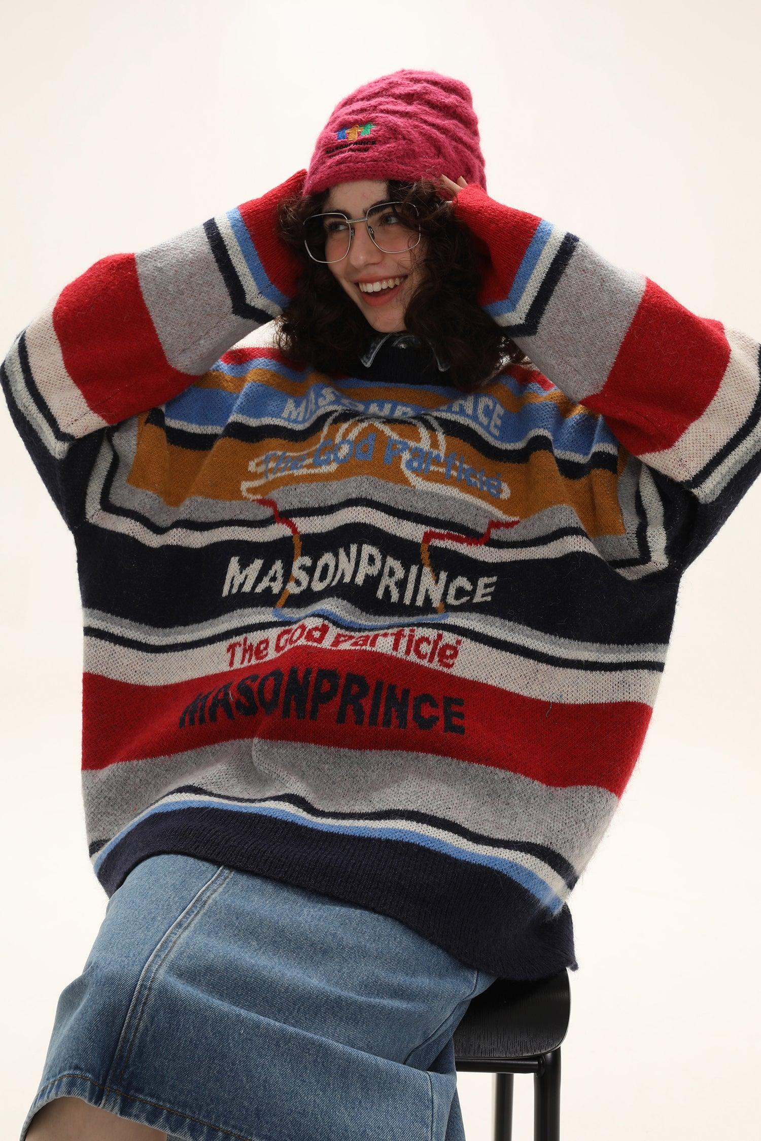 MASONPRINCE Multi Color Alpaca Knit Sweater