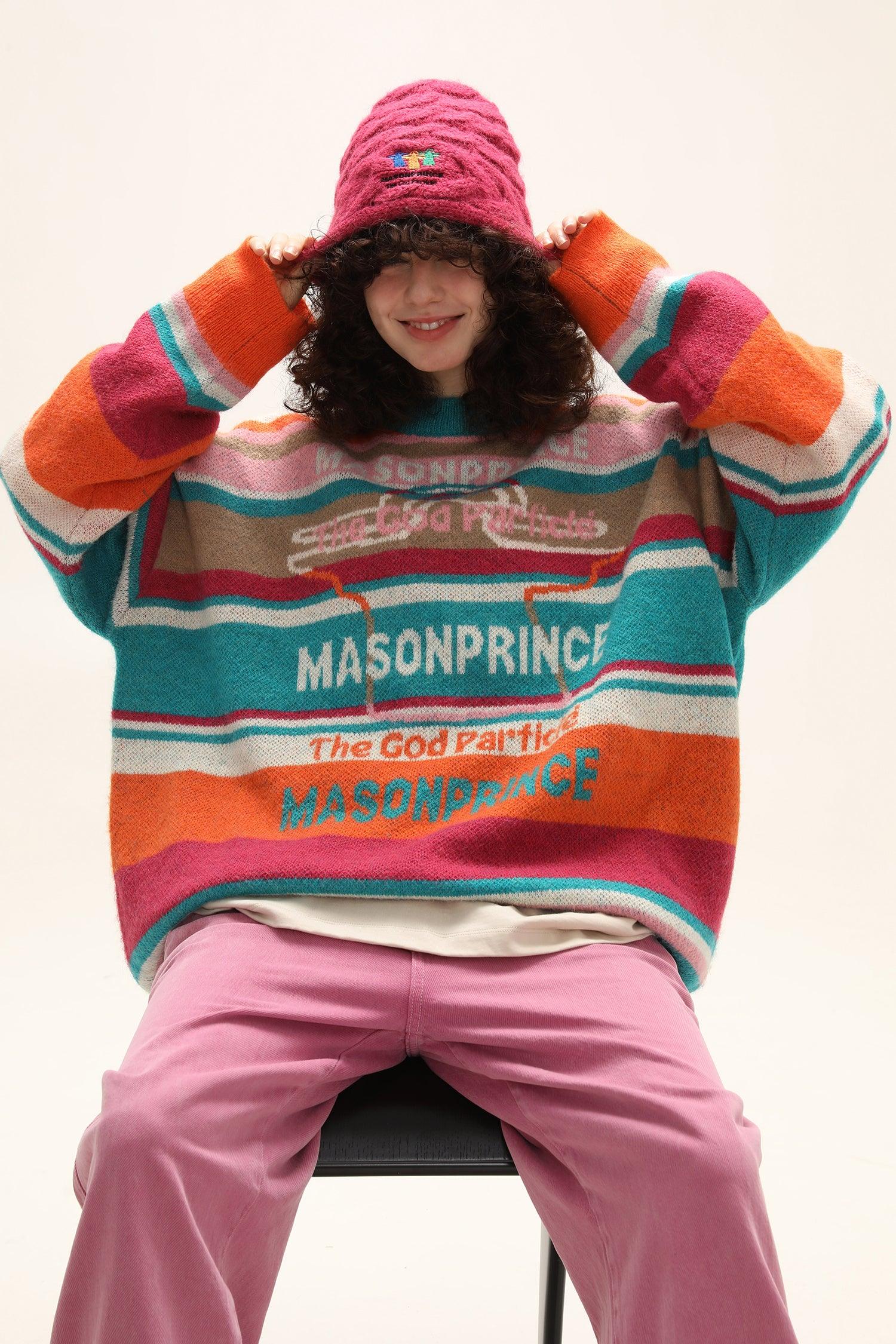 MASONPRINCE Multi Color Alpaca Knit Sweater