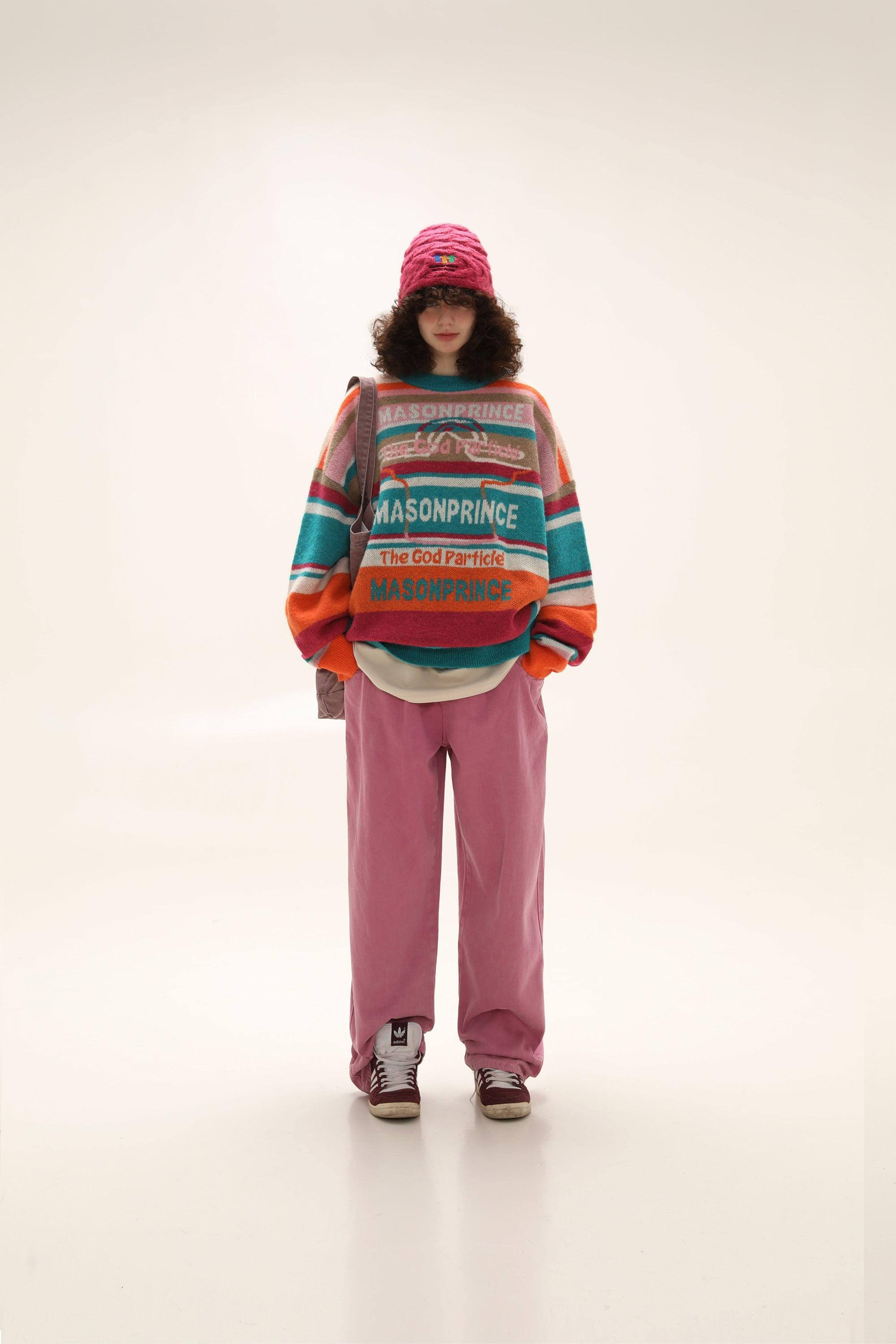 MASONPRINCE Multi Color Alpaca Knit Sweater