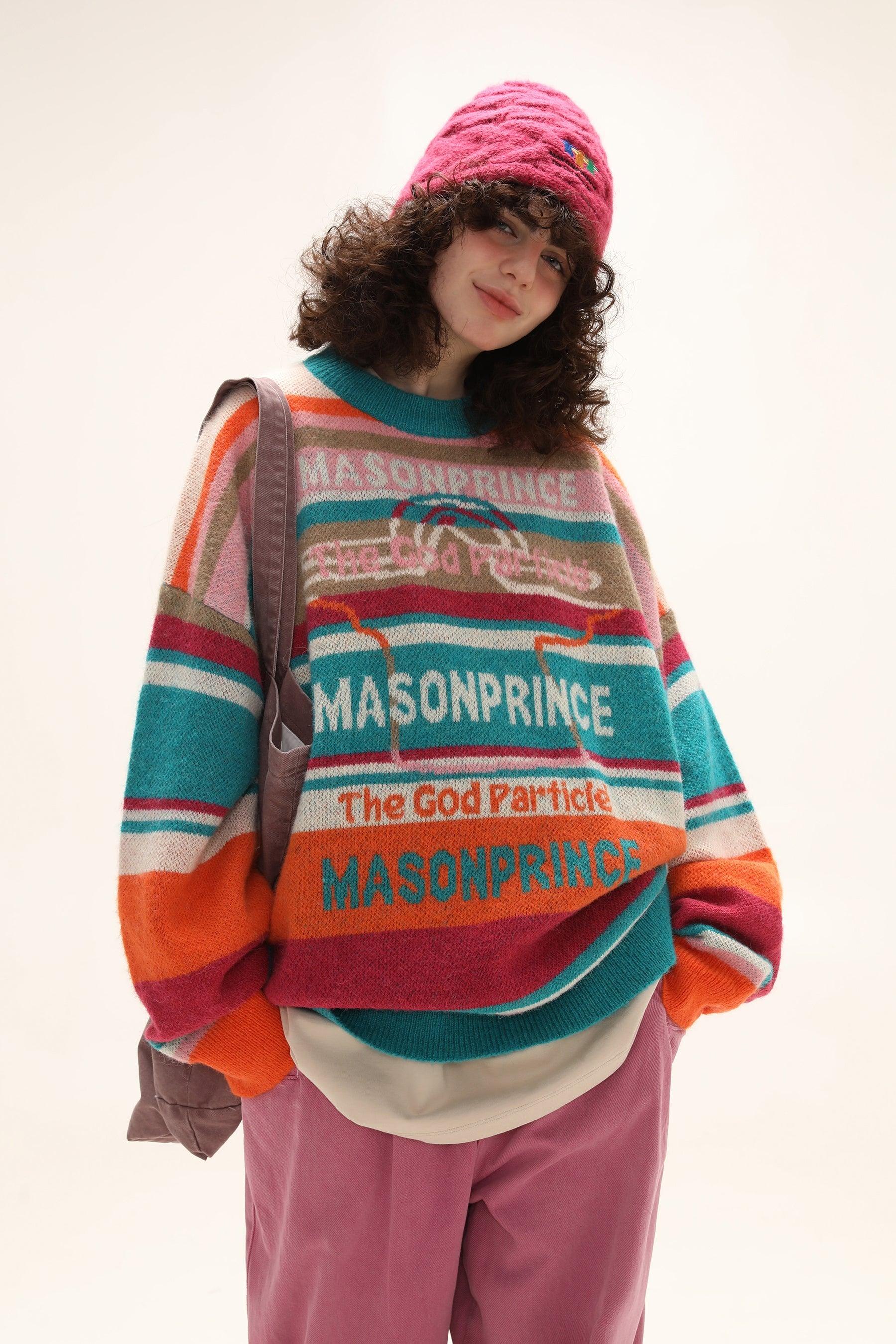 MASONPRINCE Multi Color Alpaca Knit Sweater