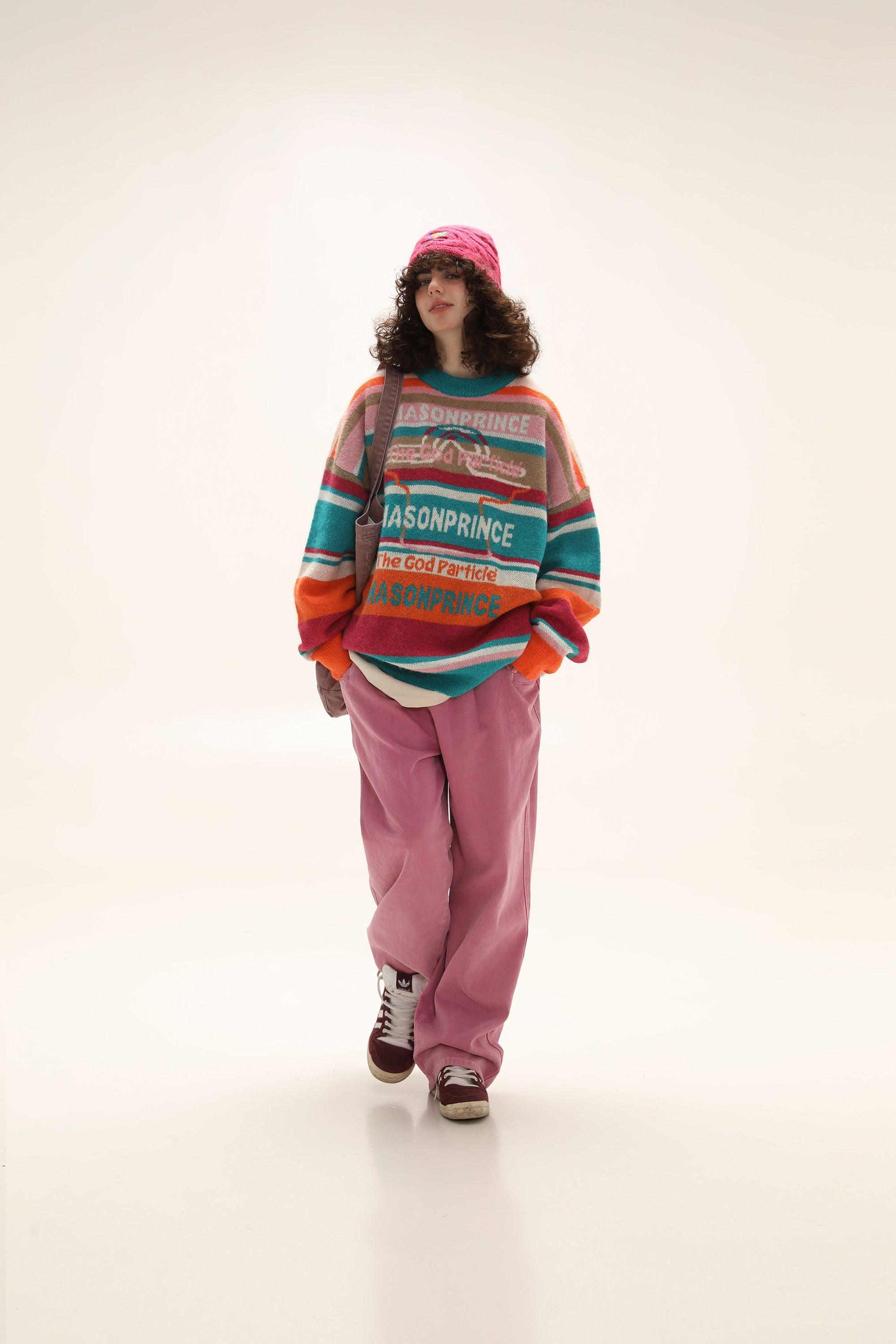 MASONPRINCE Multi Color Alpaca Knit Sweater