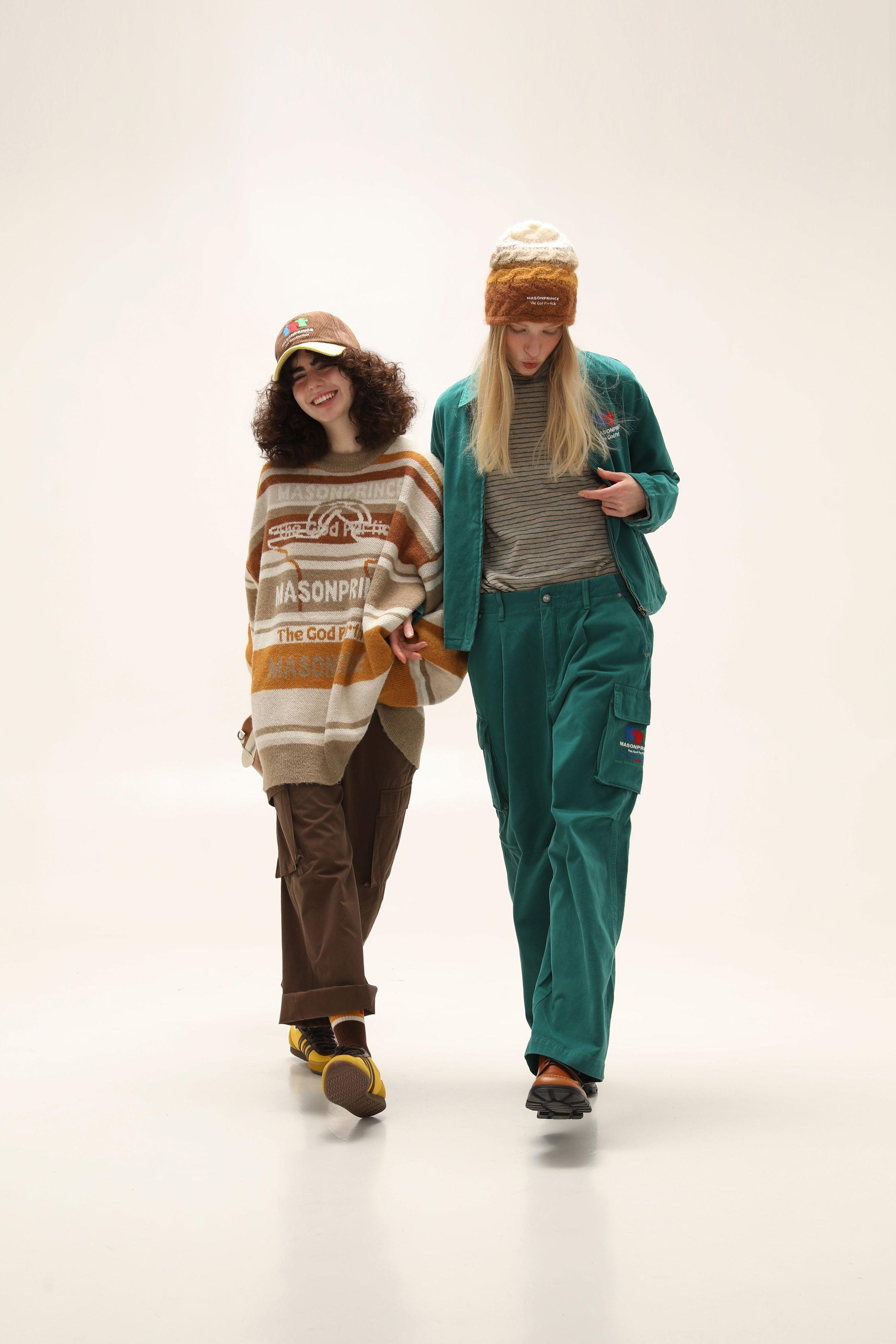 MASONPRINCE Multi Color Alpaca Knit Sweater
