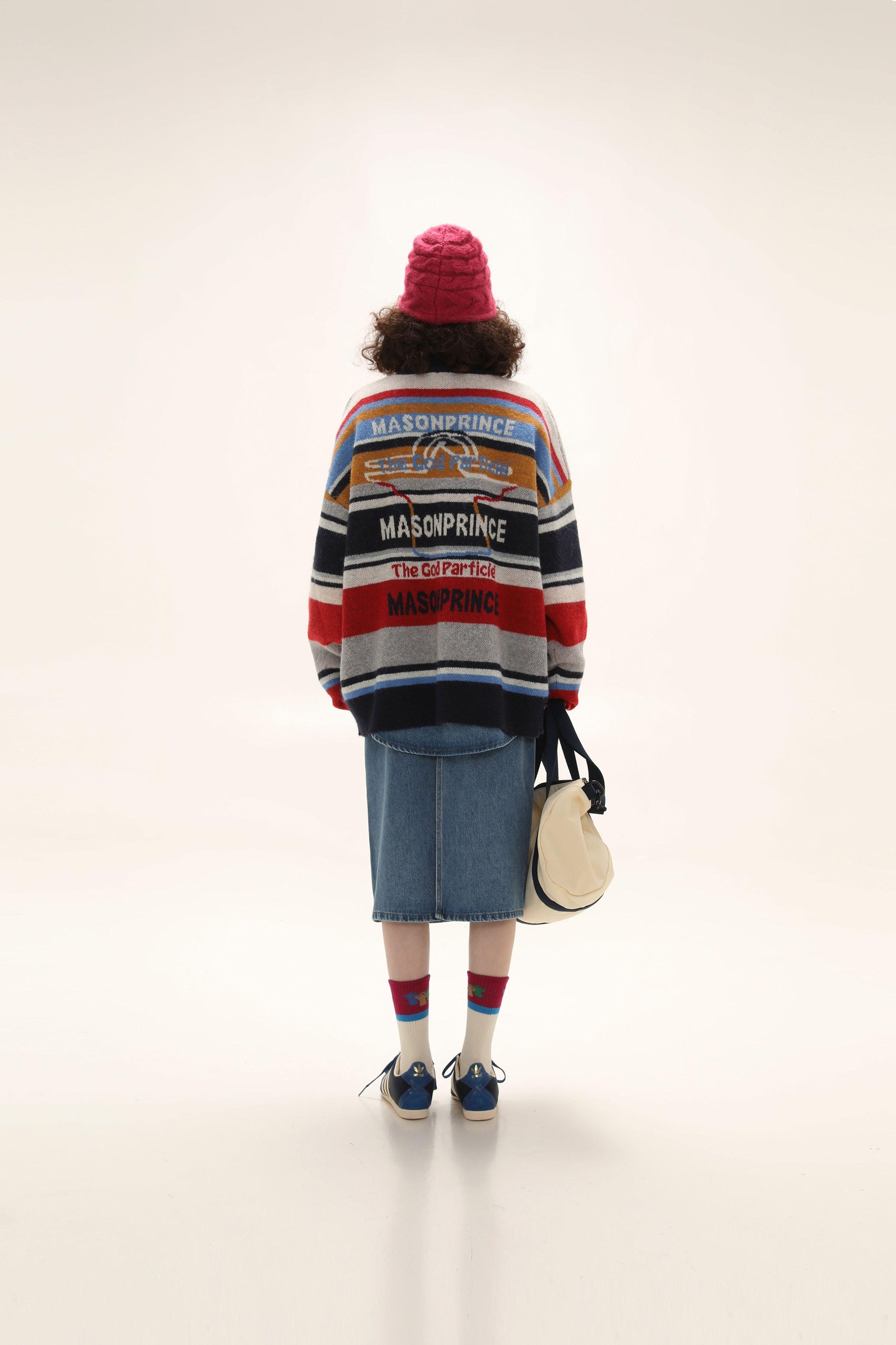 MASONPRINCE Multi Color Alpaca Knit Sweater