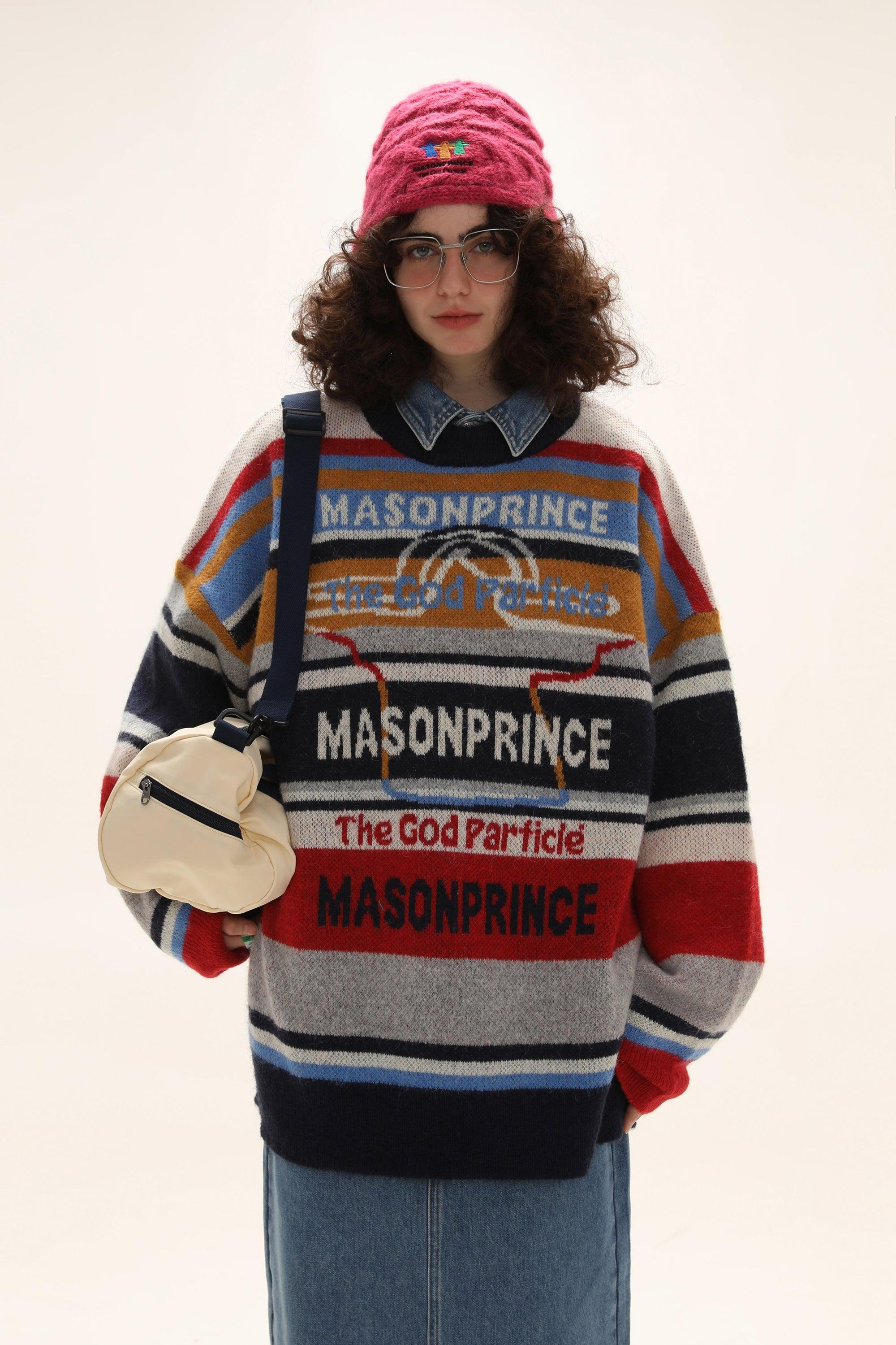 MASONPRINCE Multi Color Alpaca Knit Sweater