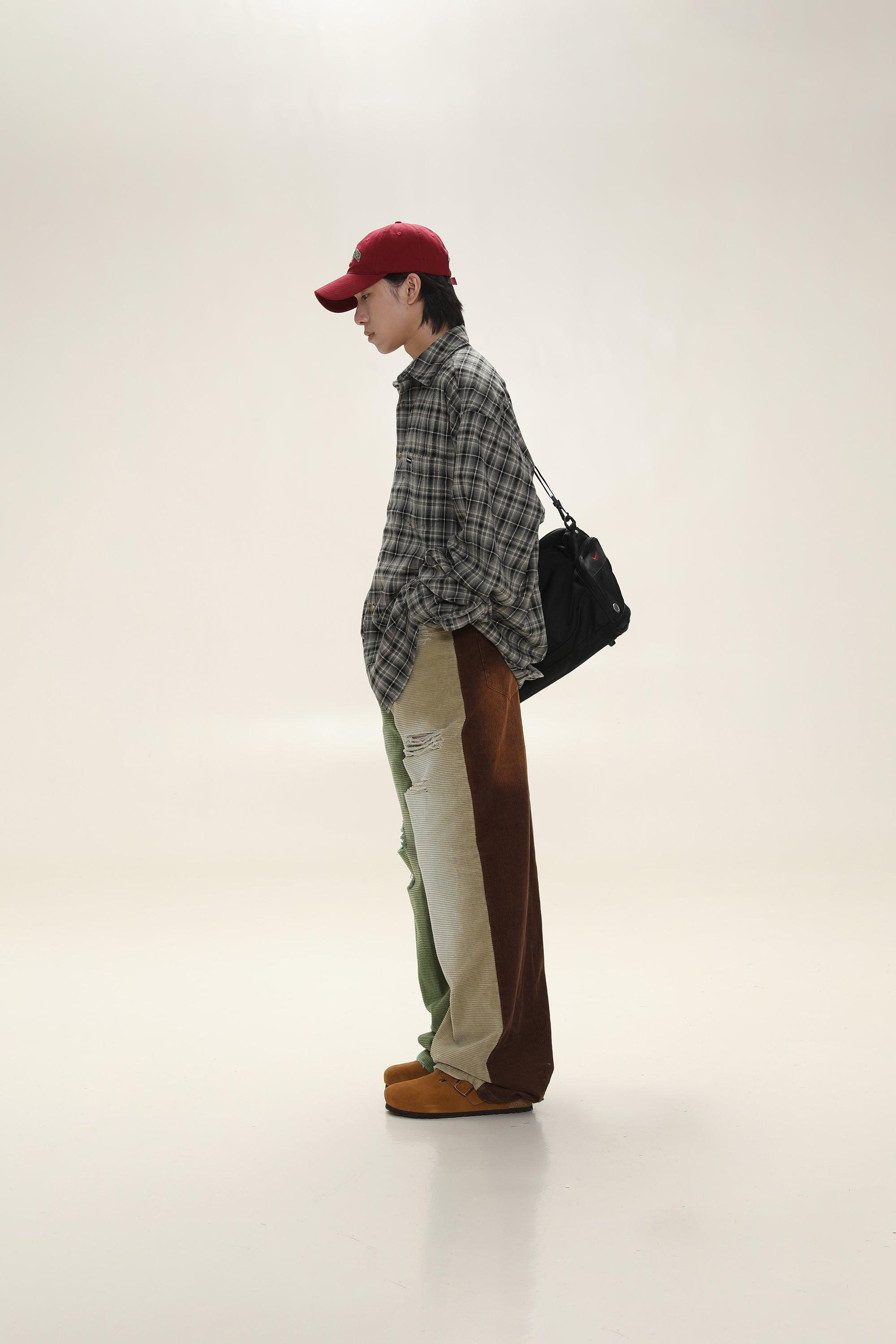 MASONPRINCE Boxy Plaid Carpenter Shirt