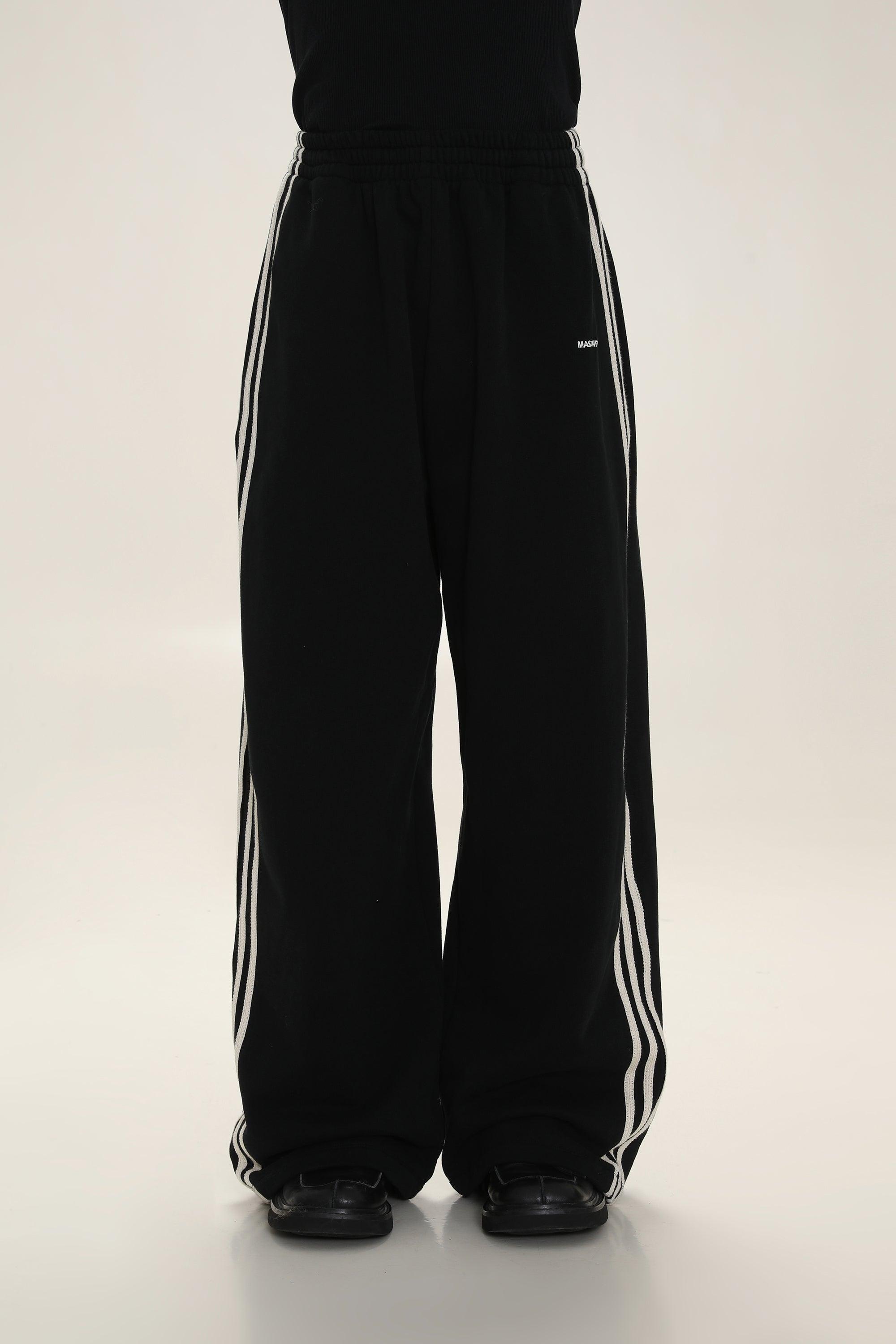 MASONPRINCE Wide Leg Track Pants