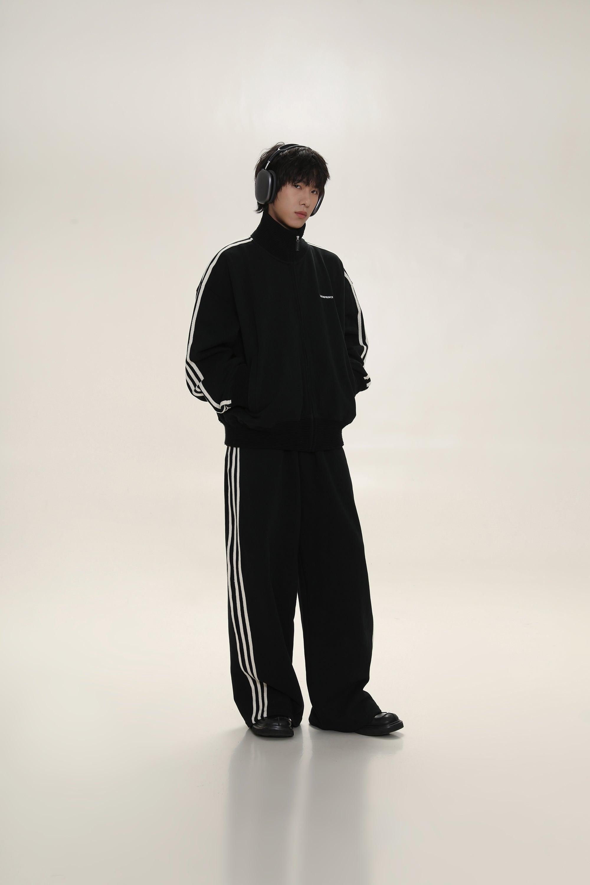MASONPRINCE Wide Leg Track Pants
