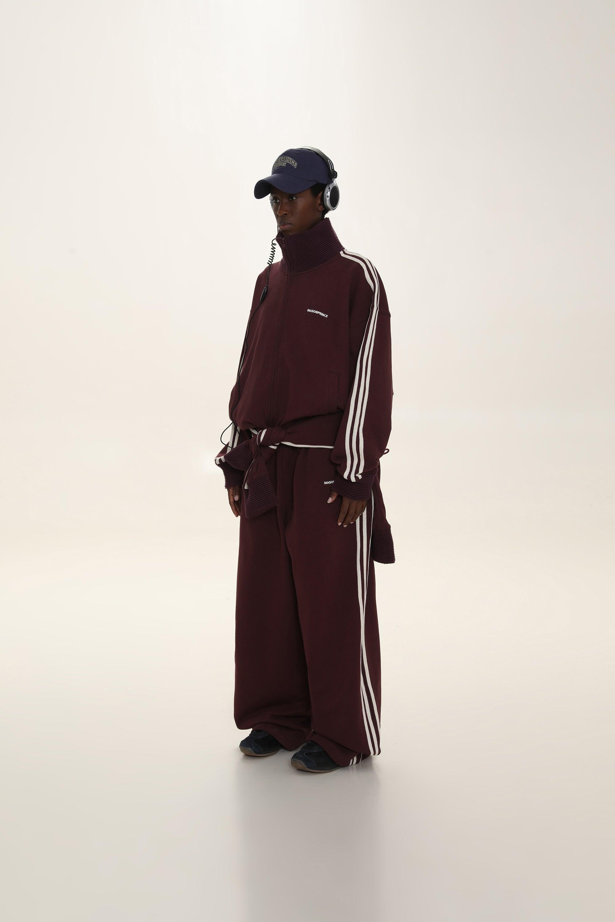MASONPRINCE Wide Leg Track Pants