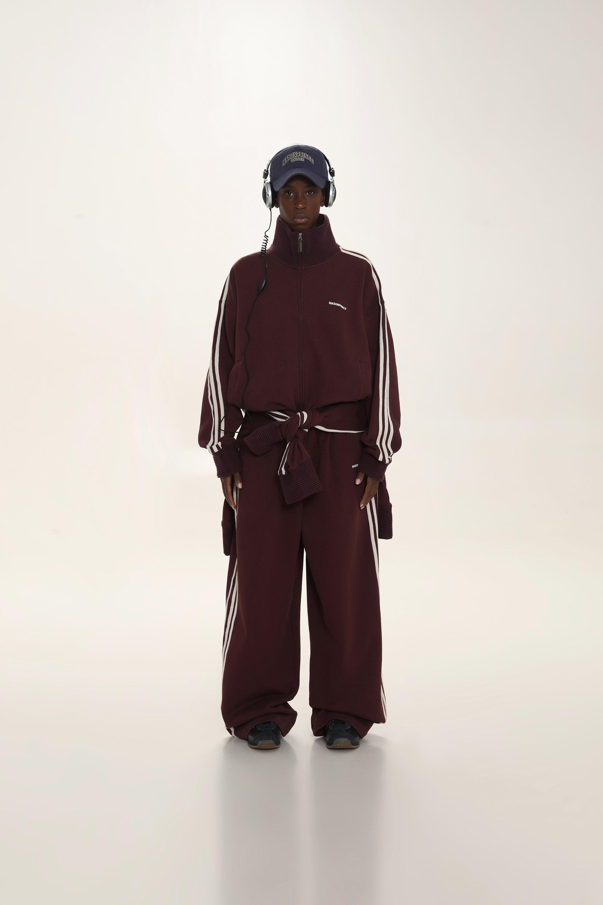 MASONPRINCE Wide Leg Track Pants