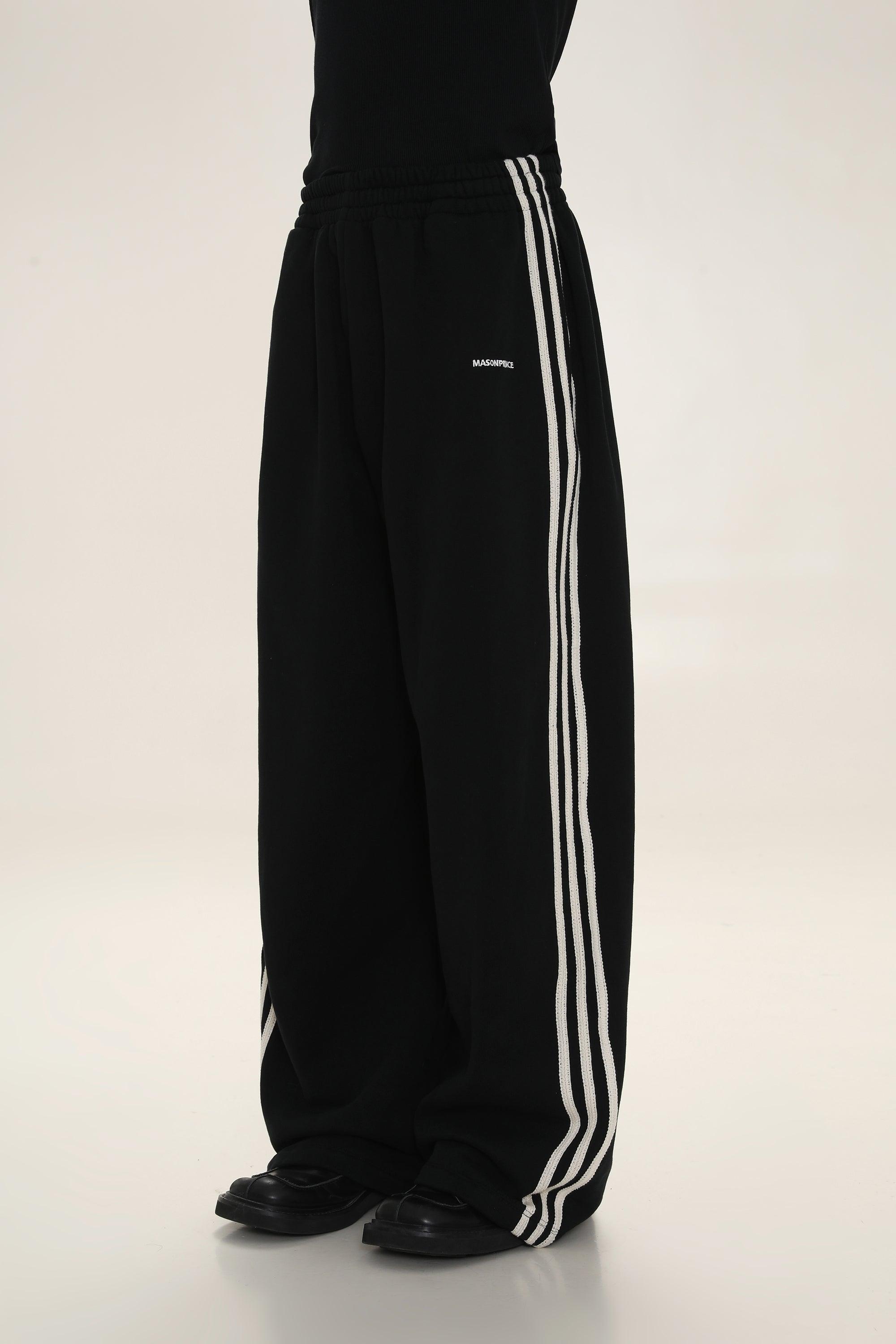 MASONPRINCE Wide Leg Track Pants