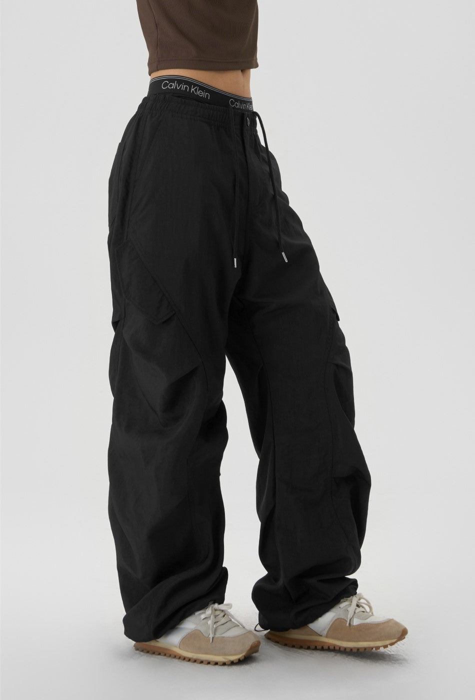 JHYQ Pleated Parachute Pants