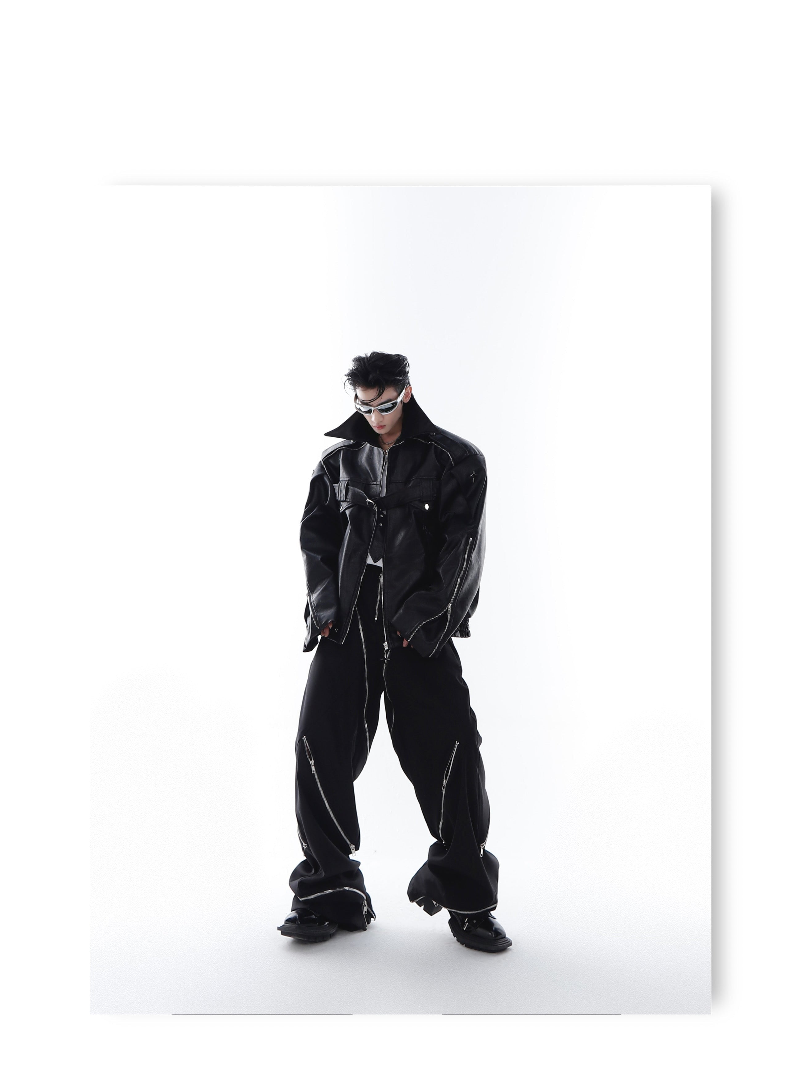 CulturE Pin-Buckle Biker Jacket
