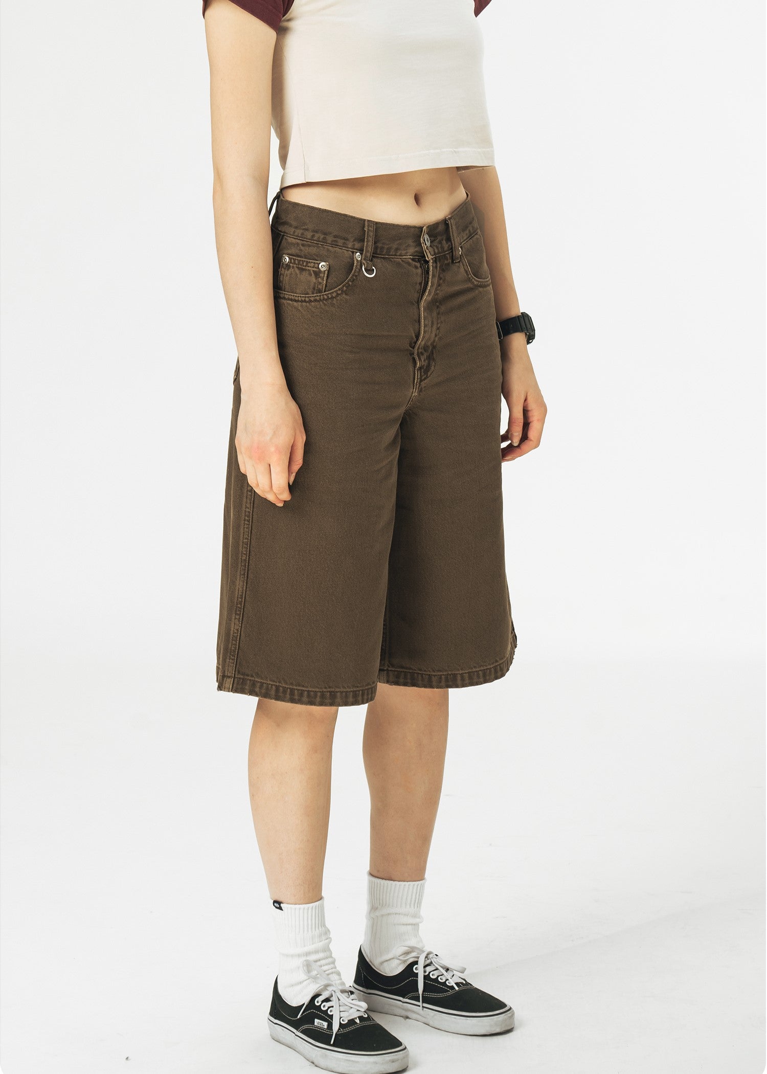 714street Japanese Washed Denim Shorts