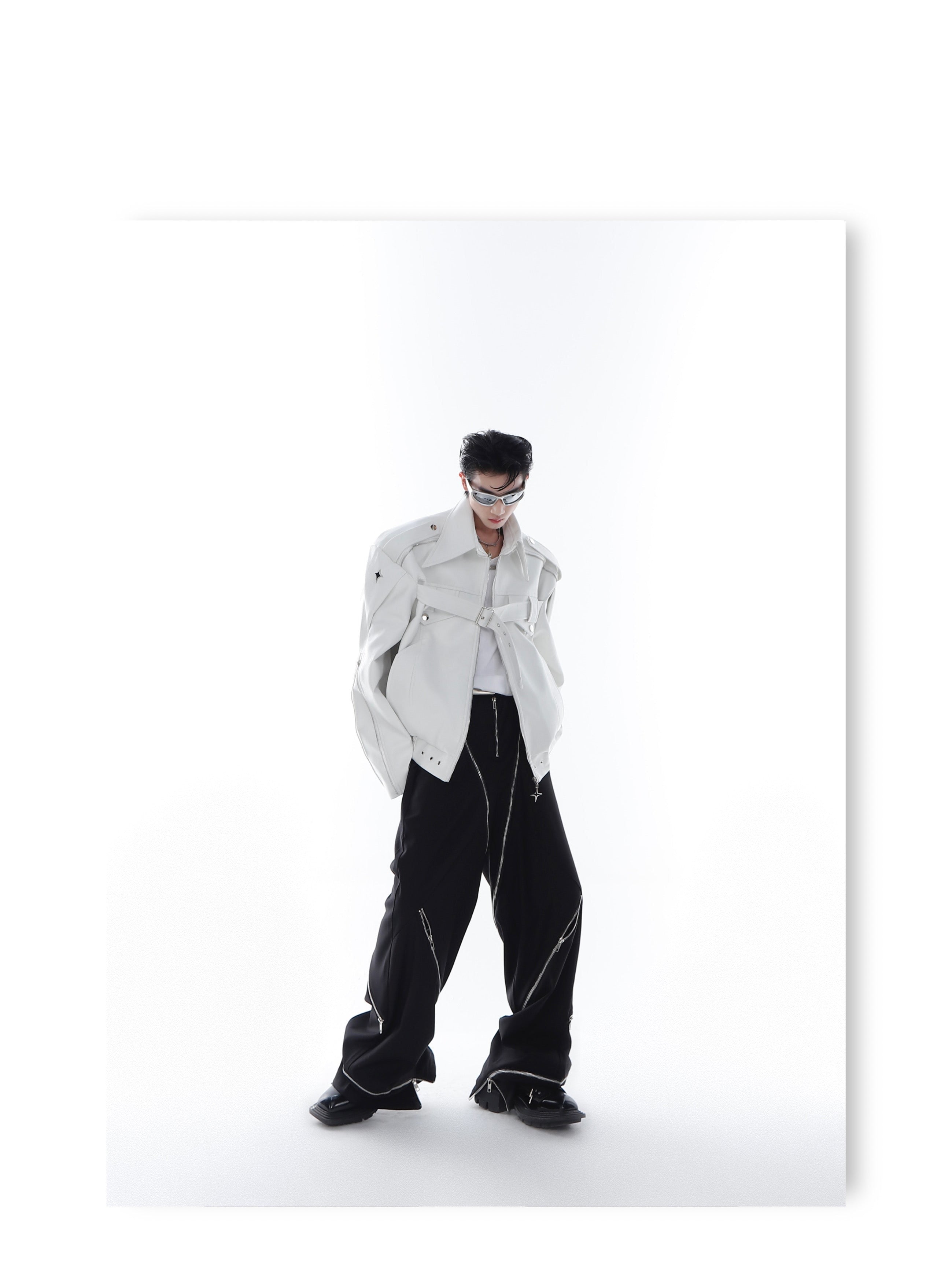 CulturE Pin-Buckle Biker Jacket