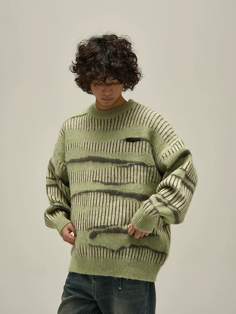 WLNEXT Double Striped Sweater