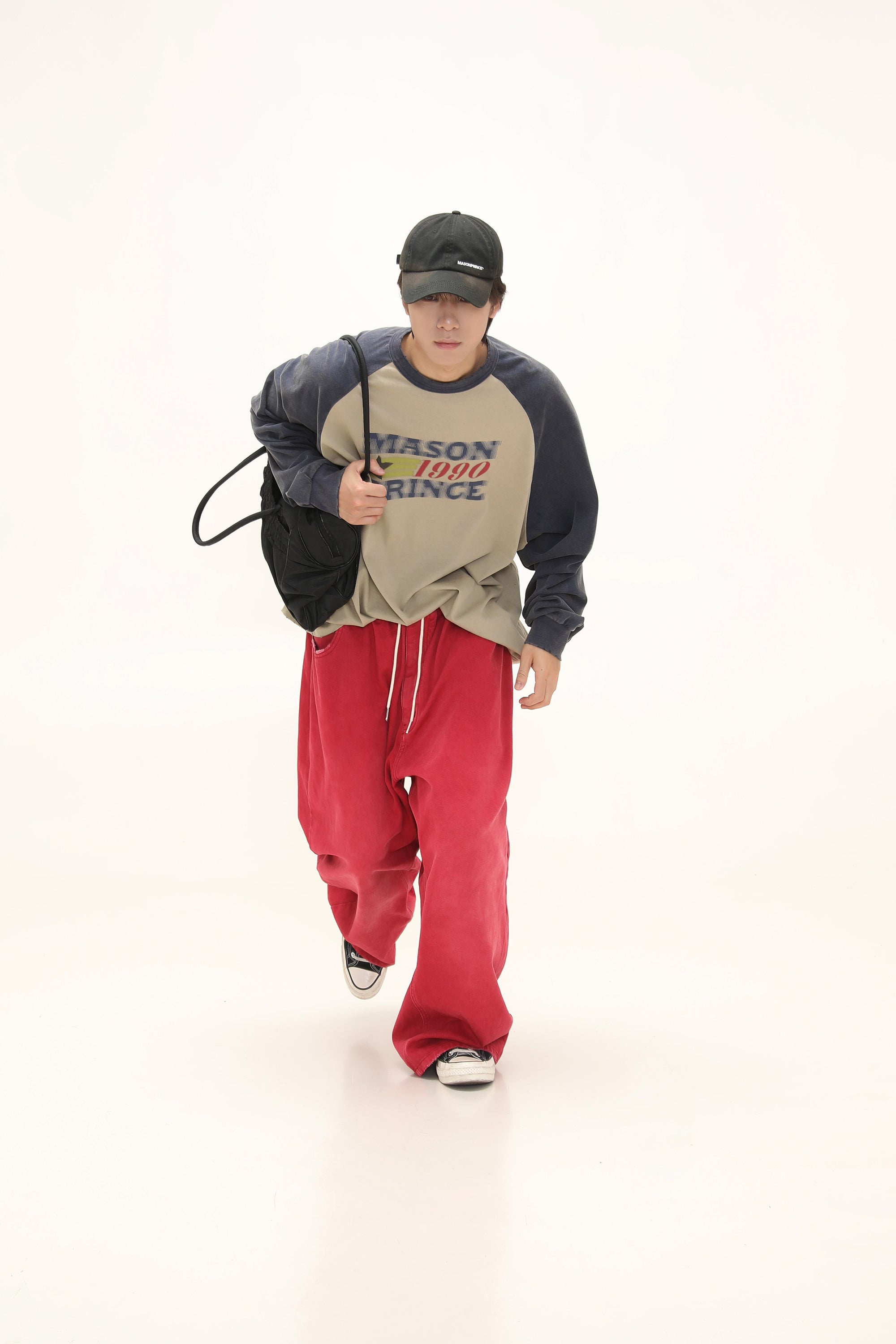 MASONPRINCE "1990" Contrast Long Sleeve