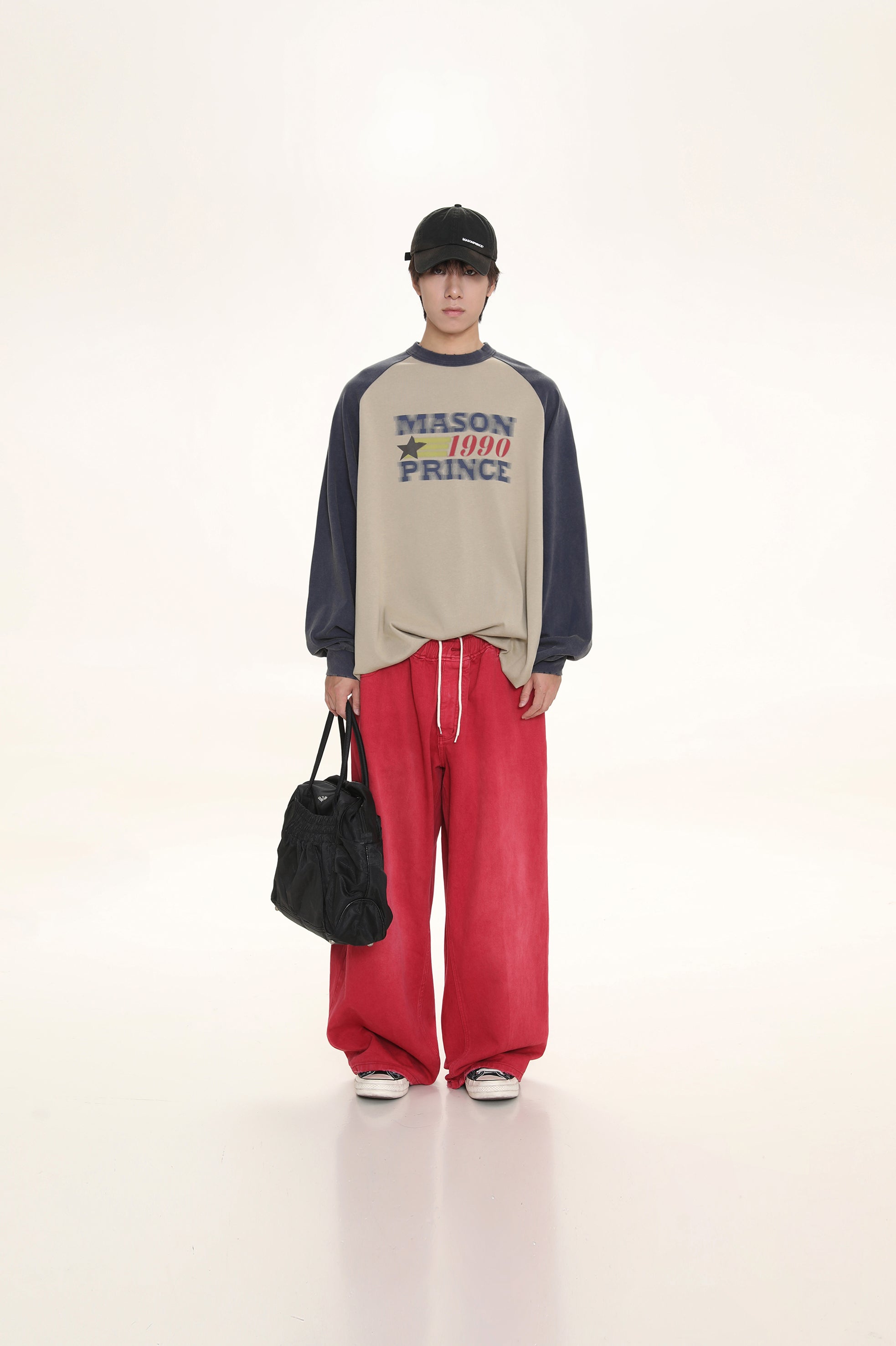 MASONPRINCE "1990" Contrast Long Sleeve