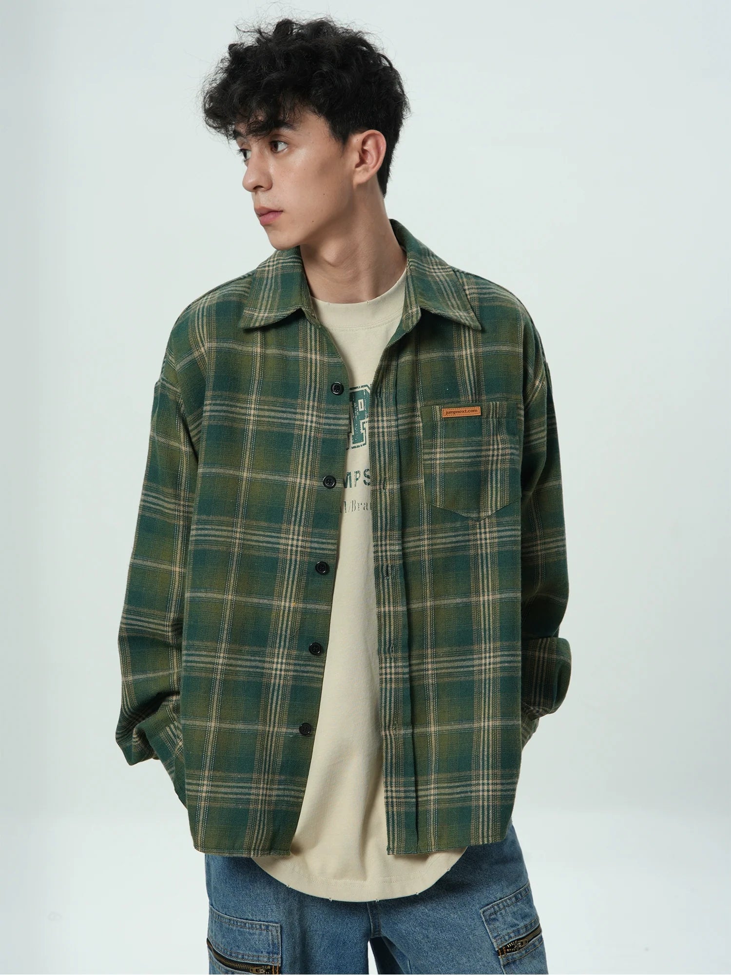 JUMPNEXT Faded Brushed Flannel