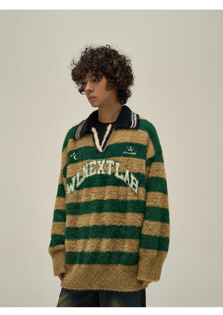 WLNEXT Logo Collared Sweater
