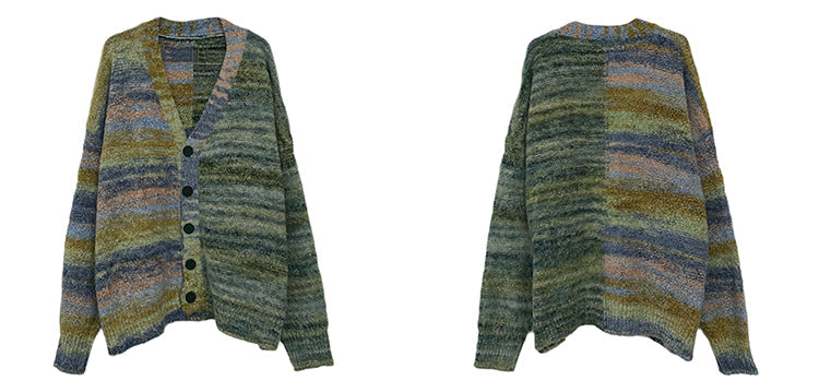 WLNEXT "Dopamine" Contrast Cardigan