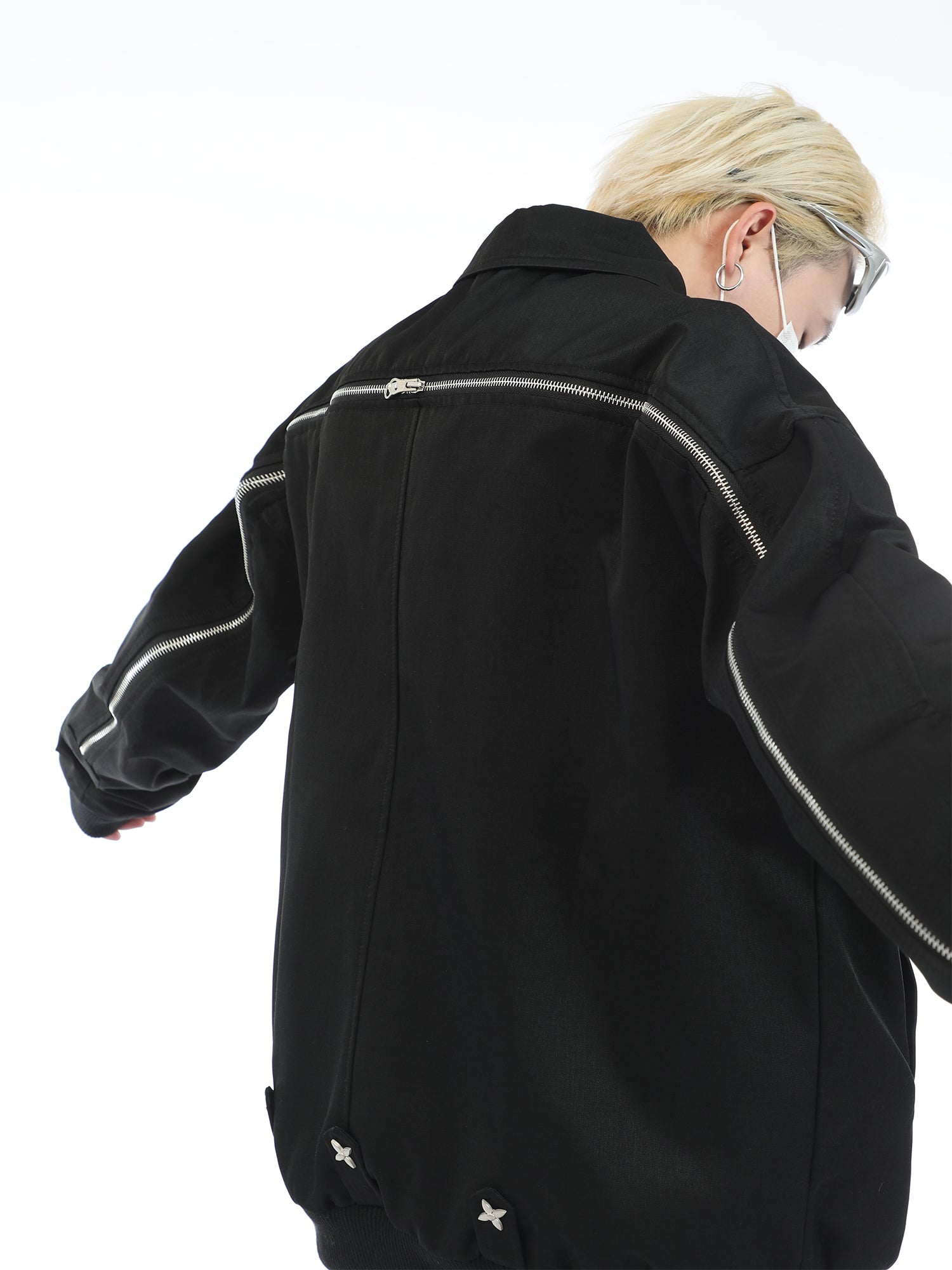 MaxDstr Star Zipped Work Jacket