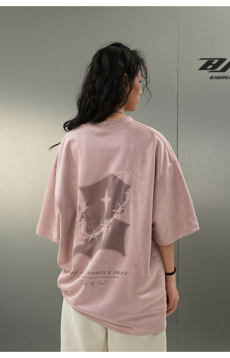 BJHG "Thorns" Suede Tee