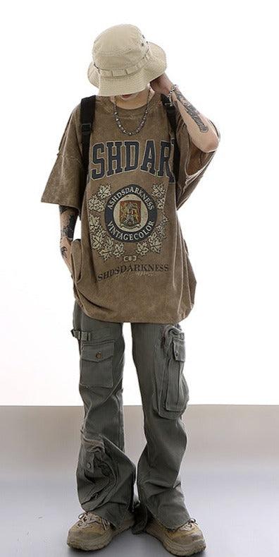 Ash Dark VNTG Collegiate Tee